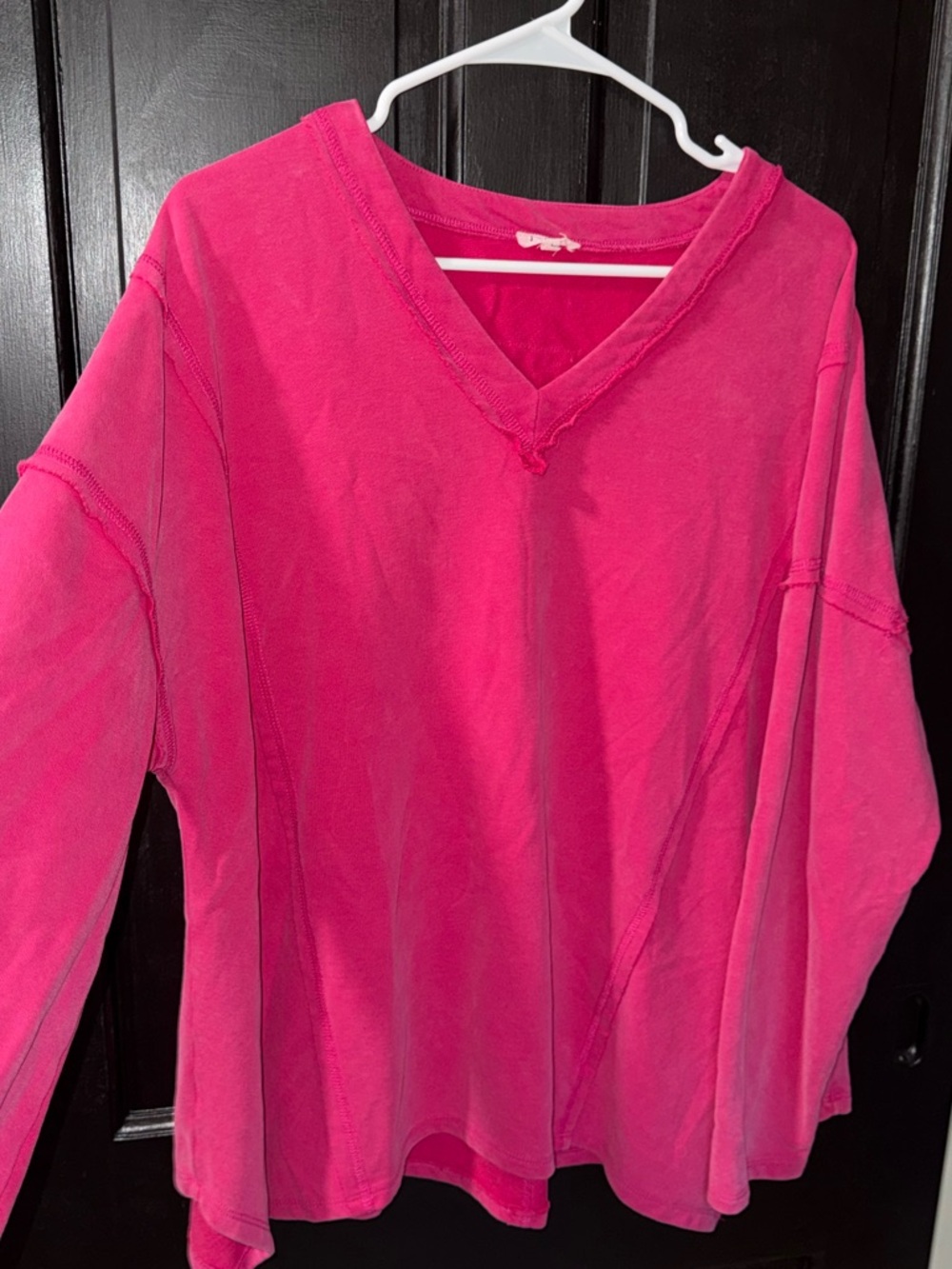 JODIFL V-Neck Long Sleeve Sweatshirt